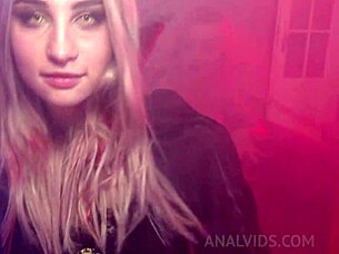 Halloween Teens 18+ Gape Asses in Wild DP Orgy Fuck!