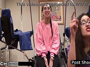 doctor forces hitachi orgasms on tanned patient kitty catherine?