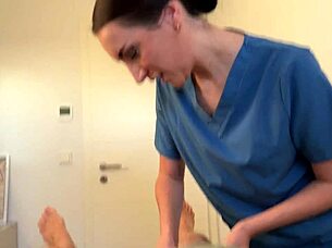 Nurse's Oiled Hands Turn Massage Into Wet Creampie Ecstasy