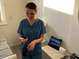 Nurse's Oiled Hands Turn Massage Into Wet Creampie Ecstasy