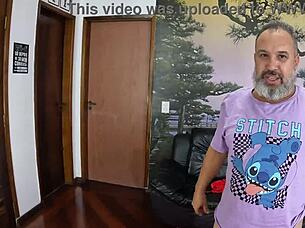 pamela sagaz sneaks backstage for dirty wet pussy pounding