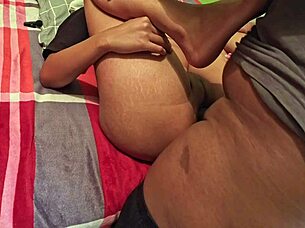 Malaysian Hope Love Shaved Pussy Fucked Hard by Big Black Cock Missionary