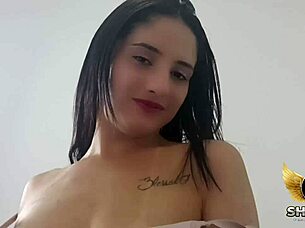 exotic latina newbie takes massive cock on camera full video drop