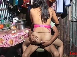 CUTE EBONY WIFE HARD POUNDED BY MONSTER COCK IN HOMECOMING