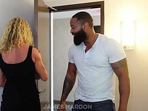 hot fit hotwife's bbc interracial creampie playdate rocks