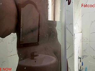 wanna see how i spied on her wet bath sessions until i ripped her clothes and pounded that juicy big ass latina pussy dripping with squirting orgasms? full rough creampie homemade!