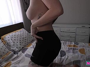 Boyfriend Rips Spandex Slaps Tall Tattoo Pussy Owned