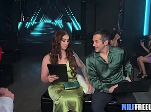 dinner date turns wife into shared threesome plaything