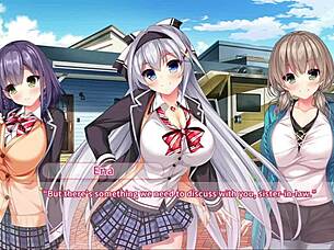 nayuta and matsuri deepthroat monster cocks in real hentai creampie orgy