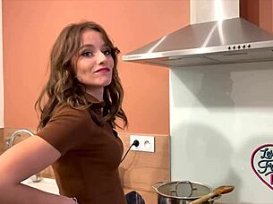 ariana and anita two hot french lesbians in lingerie play