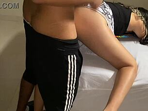 i couldn't resist fucking the sexy latina babe in short skirt raw