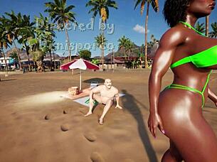 i love sucking culita's big brazilian booty on sunny beach