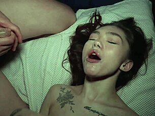 his fingers derailed her bedtime plans for wild fingering fun