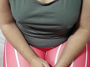 Chubby brazilian bbw flaunts big tits and ass on webcam