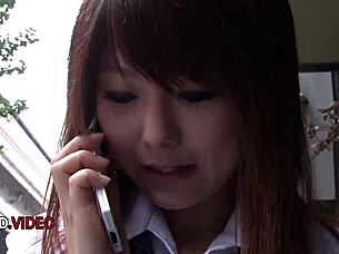 naughty japanese miku airi blows then fucks passionately