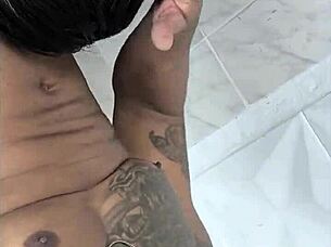 young black ass bounces in interracial heat