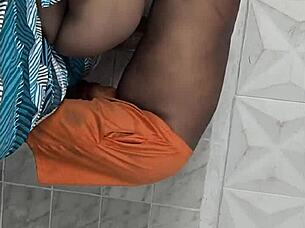 young black ass bounces in interracial heat