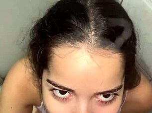 woke up craving sloppy deepthroat blowjob on wellington prado's big cock till he cums in my mouth