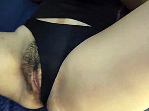 Stepdaughter Begs for Daddy's Thick Milk in Her Juicy Hairy Big Pussy Closeup