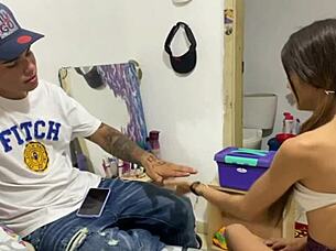 wild deal nails done then savage fuck session