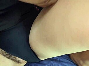Stepdaughter Begs for Daddy's Thick Milk in Her Juicy Hairy Big Pussy Closeup