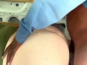 caught her smoking in the u-haul blew black cock