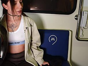 hey she sucked me off publicly then let me pound her big ass in the train