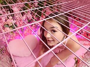 Della Cate Sneaks Into Nade Nasty's Pink Room Temptations?