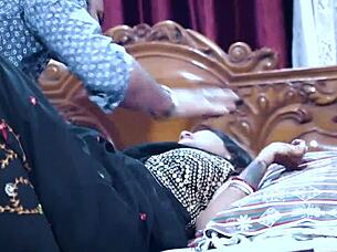 hot romantic indian couple fucks wildly when guest visits hindi style