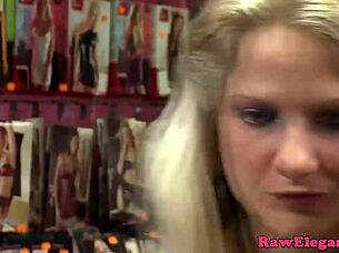 punish this euro shoplifter with dp