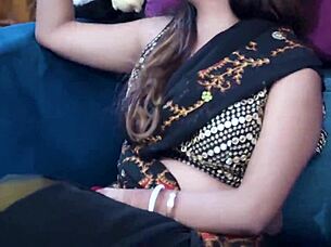 hot romantic indian couple fucks wildly when guest visits hindi style