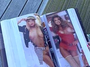 playboy mag sparks outdoor fetish play with petite blue eyed milf