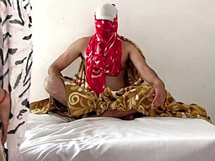 Skinny Arab wife takes rough hardcore ass pounding