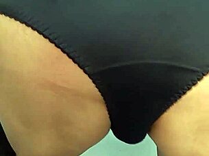 Policewoman's Secret Black Thong Tease Part Two