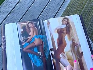playboy mag sparks outdoor fetish play with petite blue eyed milf
