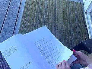 playboy mag sparks outdoor fetish play with petite blue eyed milf