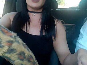 Car Creampie Fuck With Cute Brunette Hospital Doctor