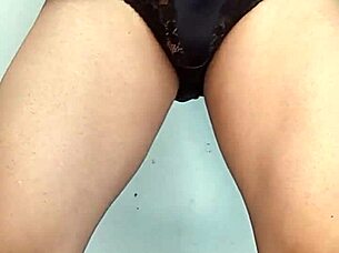 Policewoman's Secret Black Thong Tease Part Two