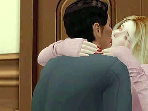 Boss Pounds Wife in Steamy Office Encounter