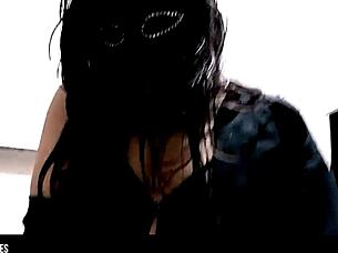 brazilian brunette teams up with hung guy for steamy bedroom fun