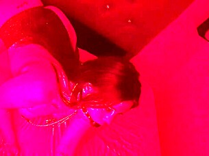 Submissive slave bound and punished hard by dominant master!
