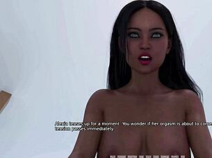 alexia rides mark's dick cowgirl eileen watching