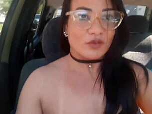 Car Creampie Fuck With Cute Brunette Hospital Doctor