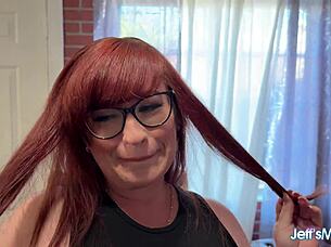 Busty Bexx teases with white cock in BTS - full release 01-23-2026