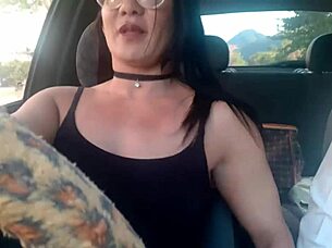 Car Creampie Fuck With Cute Brunette Hospital Doctor