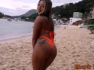 may's beach ass takes full pounding