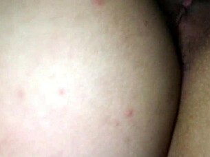 Cheating on hubby with big black cock boy who licks then fucks my pussy rough outdoors