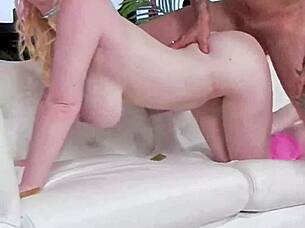 blonde gigi sweets throat pussy fucked by bryan gozzling