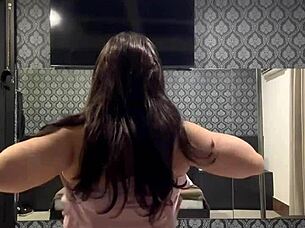 Wow Dirty Brunette Mature Rips Clothes Pussy Tease