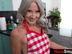 horny granny begs for young guy's throbbing cock now